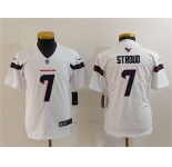Youth Houston Texans #7 C.J. Stroud White Vapor Untouchable Limited Stitched Jersey