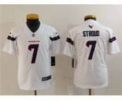 Youth Houston Texans #7 C.J. Stroud White Vapor Untouchable Limited Stitched Jersey