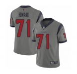 Youth Houston Texans #71 Tytus Howard Limited Gray Inverted Legend Football Jersey