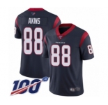 Youth Houston Texans #88 Jordan Akins Navy Blue Team Color Vapor Untouchable Limited Player 100th Season Football Jersey