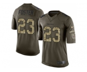 Youth Nike Houston Texans #23 Arian Foster Green Salute to Service Jerseys