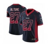Youth Nike Houston Texans #27 Jose Altuve Limited Navy Blue Rush Drift Fashion NFL Jersey