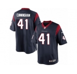 Youth Nike Houston Texans #41 Zach Cunningham Limited Navy Blue Team Color NFL Jersey