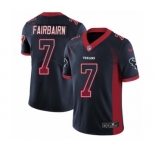 Youth Nike Houston Texans #7 Ka'imi Fairbairn Limited Navy Blue Rush Drift Fashion NFL Jersey