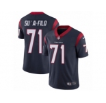 Youth Nike Houston Texans #71 Xavier Su'a-Filo Vapor Untouchable Limited Navy Blue Team Color NFL Jersey