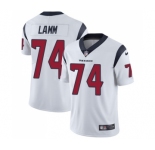 Youth Nike Houston Texans #74 Kendall Lamm White Vapor Untouchable Elite Player NFL Jersey