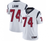 Youth Nike Houston Texans #74 Kendall Lamm White Vapor Untouchable Elite Player NFL Jersey