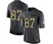 Youth Nike Houston Texans #87 Demaryius Thomas Limited Black 2016 Salute to Service NFL Jersey