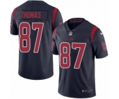 Youth Nike Houston Texans #87 Demaryius Thomas Limited Navy Blue Rush Vapor Untouchable NFL Jersey