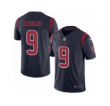 Youth Nike Houston Texans #9 Shane Lechler Limited Navy Blue Rush NFL Jersey
