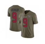 Youth Nike Houston Texans #9 Shane Lechler Limited Olive 2017 Salute to Service NFL Jersey