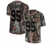 Youth Nike Houston Texans #95 Christian Covington Limited Camo Rush Realtree NFL Jersey