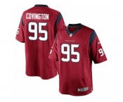 Youth Nike Houston Texans #95 Christian Covington Limited Red Alternate NFL Jersey