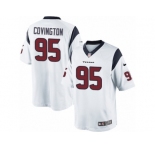 Youth Nike Houston Texans #95 Christian Covington Limited White NFL Jersey