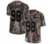 Youth Nike Houston Texans #98 D.J. Reader Limited Camo Rush Realtree NFL Jersey