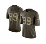Youth Nike Houston Texans #99 J.J. Watt Green Salute to Service Jerseys