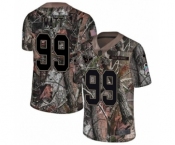 Youth Nike Houston Texans #99 J.J. Watt Limited Camo Rush Realtree NFL Jersey