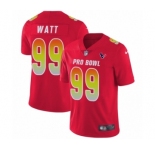 Youth Nike Houston Texans #99 J.J. Watt Limited Red AFC 2019 Pro Bowl NFL Jersey