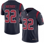 Youth Texans #32 Tyrann Mathieu Navy Blue Stitched NFL Limited Rush Jersey