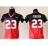 nike youth nfl jerseys houston texans #23 arian foster blue-red[nike drift fashion][second version]