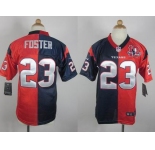 nike youth nfl jerseys houston texans #23 foster blue-red[Elite split 10th patch]