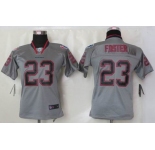 nike youth nfl jerseys houston texans #23 foster grey[Elite lights out]