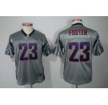 nike youth nfl jerseys houston texans #23 foster grey[Elite shadow]