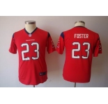 nike youth nfl jerseys houston texans #23 foster red[nike]