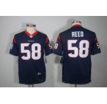 nike youth nfl jerseys houston texans #58 reed blue[nike limited]