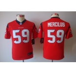 nike youth nfl jerseys houston texans #59 mercilus red[nike limited]