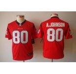 nike youth nfl jerseys houston texans #80 a.johnson red[nike limited]