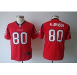 nike youth nfl jerseys houston texans #80 a.johnson red[nike]