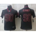 nike youth nfl jerseys houston texans #90 clowney black[Elite lights out][clowney]
