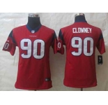 nike youth nfl jerseys houston texans #90 clowney red[nike limited][clowney]