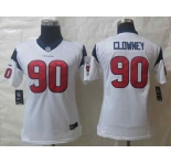 nike youth nfl jerseys houston texans #90 clowney white[nike limited][clowney]