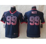nike youth nfl jerseys houston texans #99 watt blue[Elite drift fashion]
