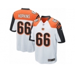 Men Nike Cincinnati Bengals #66 Trey Hopkins Game White NFL Jersey