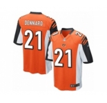 Men's Nike Cincinnati Bengals #21 Darqueze Dennard Game Orange Alternate NFL Jersey