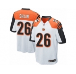 Men's Nike Cincinnati Bengals #26 Josh Shaw Game White NFL Jersey