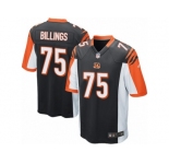Men's Nike Cincinnati Bengals #75 Andrew Billings Game Black Team Color NFL Jersey