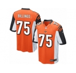 Men's Nike Cincinnati Bengals #75 Andrew Billings Game Orange Alternate NFL Jersey