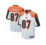 Men's Nike Cincinnati Bengals #87 C.J. Uzomah Game White NFL Jersey