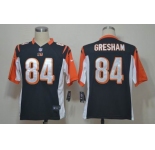 nike nfl jerseys cincinnati bengals #84 gresham black[game]