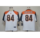 nike nfl jerseys cincinnati bengals #84 gresham white[game]
