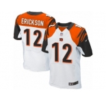 Men Nike Cincinnati Bengals #12 Alex Erickson Elite White NFL Jersey