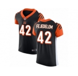 Men Nike Cincinnati Bengals #42 Clayton Fejedelem Black Team Color Vapor Untouchable Elite Player NFL Jersey