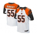Men's Nike Cincinnati Bengals #55 Vontaze Burfict Elite White NFL Jersey