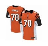 Men's Nike Cincinnati Bengals #78 Anthony Munoz Elite Orange Alternate NFL Jersey