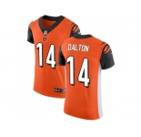 Nike Cincinnati Bengals #14 Andy Dalton Orange Alternate Men Stitched NFL Vapor Untouchable Elite Jersey