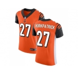 Nike Cincinnati Bengals #27 Dre Kirkpatrick Orange Alternate Men Stitched NFL Vapor Untouchable Elite Jersey